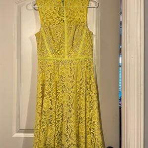 Lace yellow sundress size 4